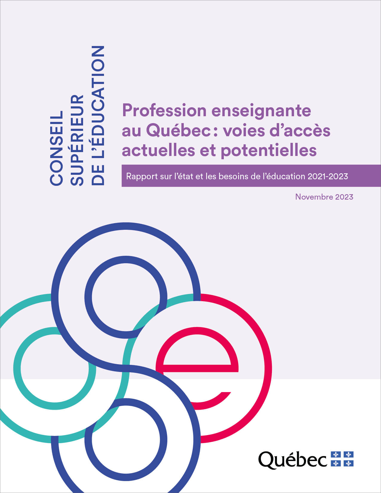 Profession enseignante au Québec : voies d’accès actuelles et potentielles