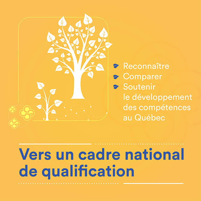 Avis - ​Un cadre national de qualification pour reconnaître, comparer et soutenir le développement des compétences au Québec​